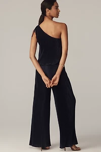 En Elly Twofer Plissé Jumpsuit