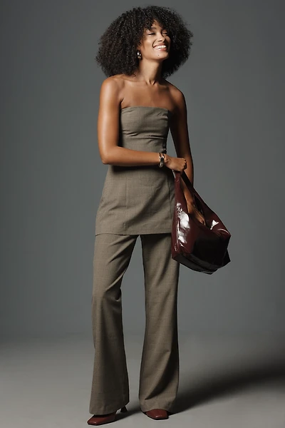 En Elly Strapless Twofer Jumpsuit