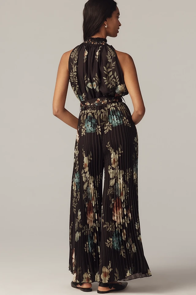 english factory embroidered swiss dot maxi dress English Factory