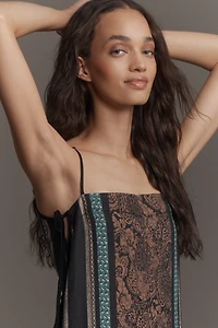 By Anthropologie Printed Wide-Leg Jumpsuit