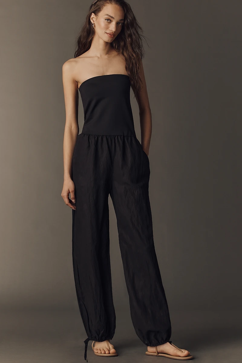 Maeve Strapless Twofer Jumpsuit