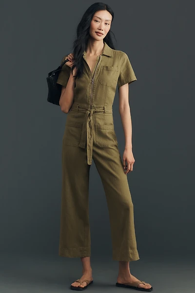 Colette Linen Jumpsuit by Maeve