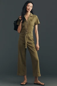 Colette Linen Jumpsuit by Maeve