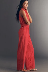 Let Me Be Shirting Cotton Jumpsuit
