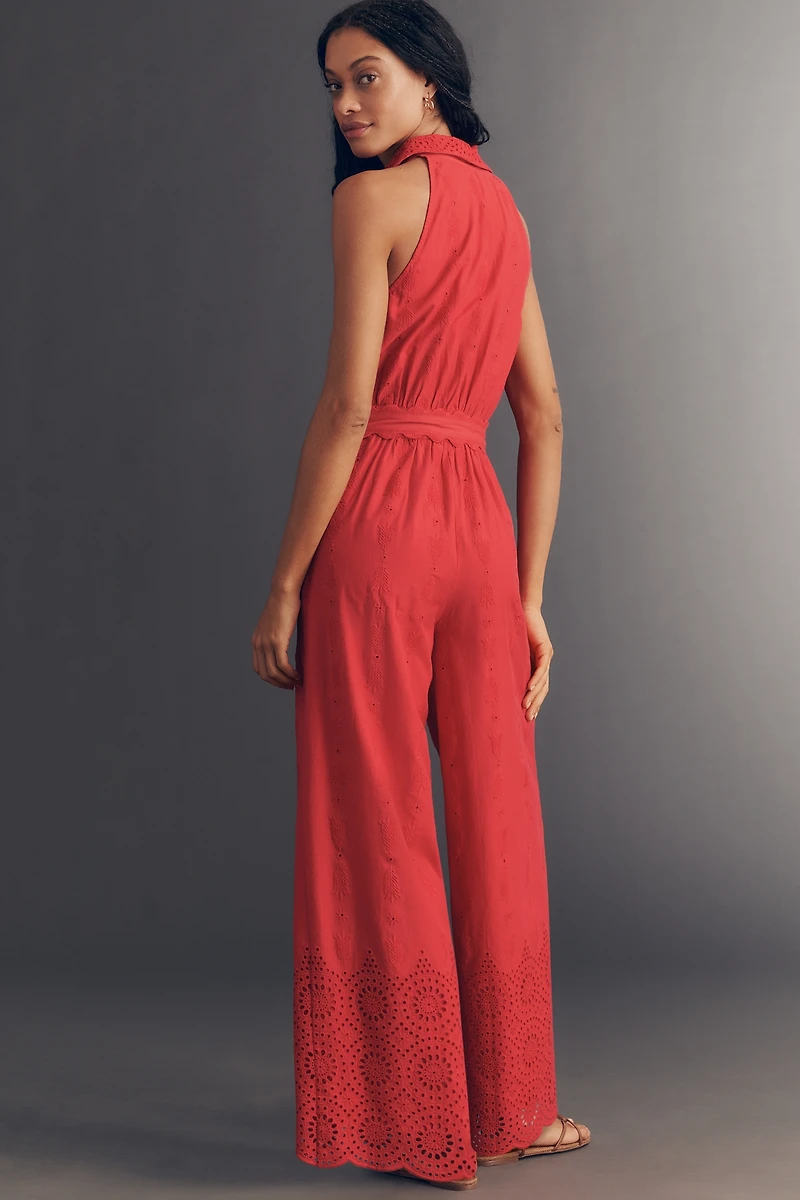 Let Me Be Shirting Cotton Jumpsuit