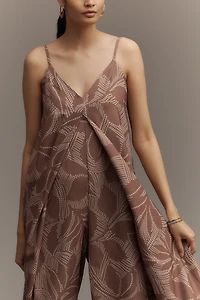 Hutch Sleeveless V-Neck Waistless Wide-Leg Jumpsuit