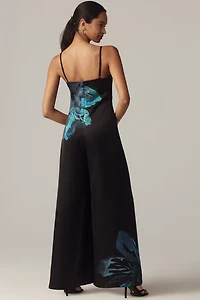 Hutch Satin Printed Jumpsuit