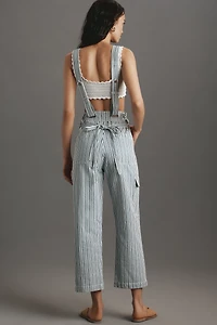 Pilcro Low-Front Cotton Overalls