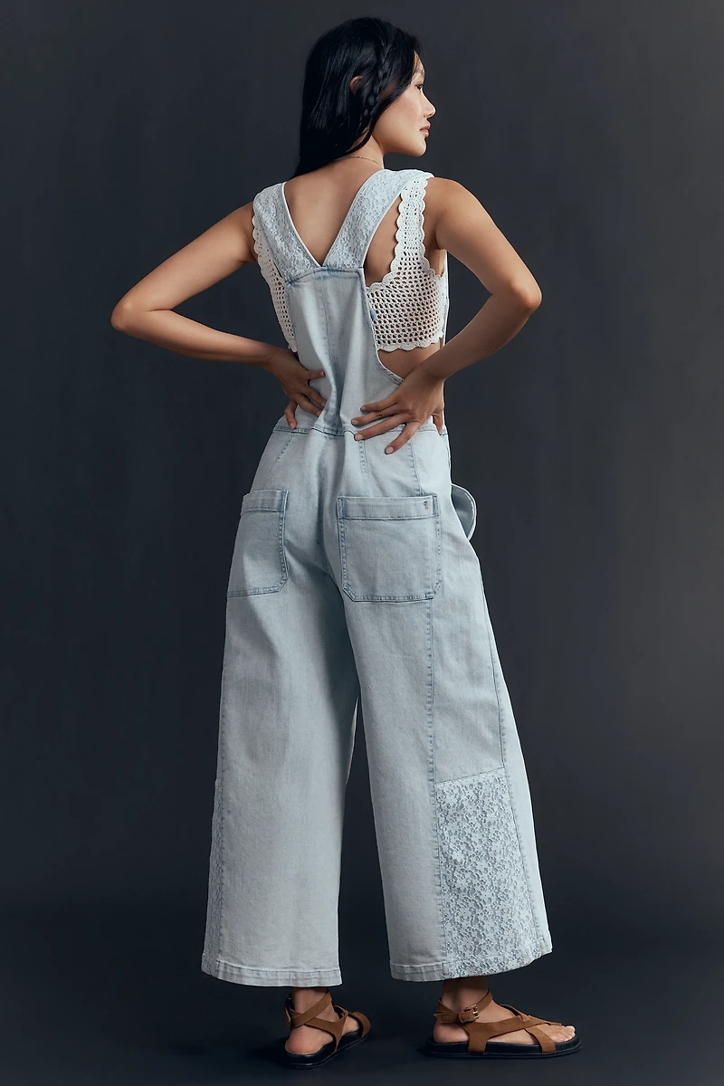 Pilcro Front-Zip Wide-Leg Jumpsuit