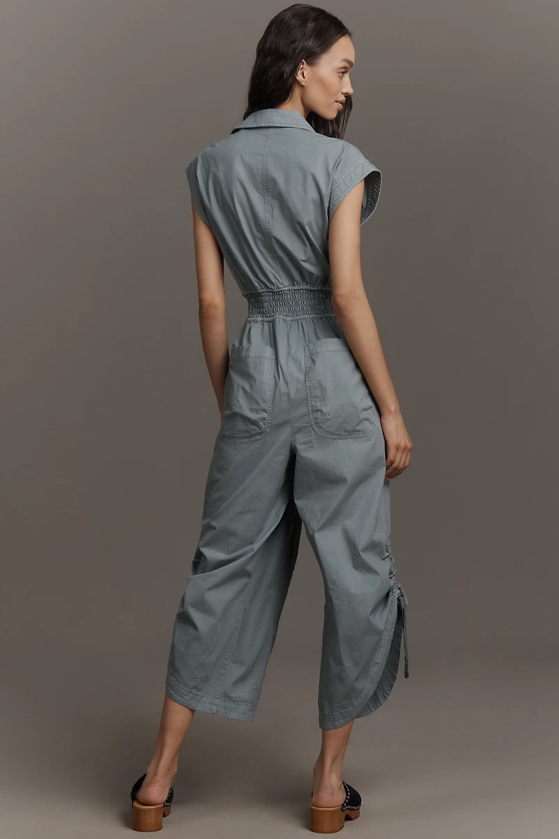 By Anthropologie Ripstop Parachute Jumpsuit