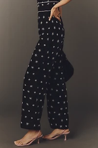 Saylor Lyra Velvet Halter Jumpsuit