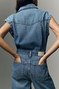 Pistola Ace Sleeveless Barrel-Leg Jumpsuit