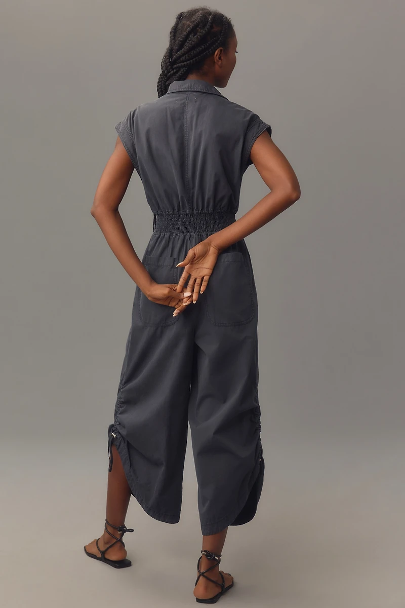 By Anthropologie Shirting Parachute Jumpsuit