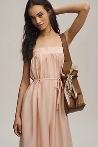 By Anthropologie Sleeveless Bubble Jumpsuit