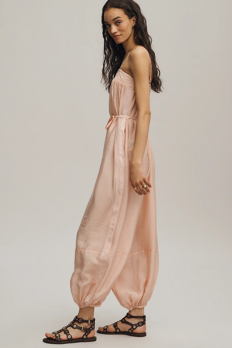By Anthropologie Sleeveless Bubble Jumpsuit