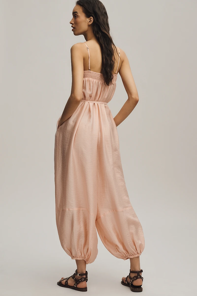 By Anthropologie Sleeveless Bubble Jumpsuit