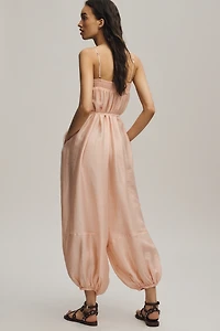 By Anthropologie Sleeveless Bubble Jumpsuit