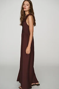 By Anthropologie Femme Boho Wide-Leg Jumpsuit
