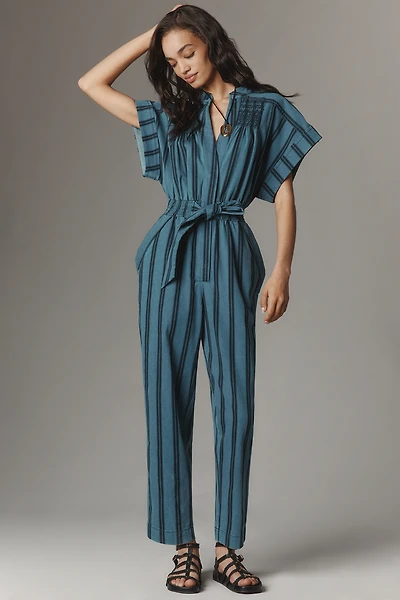 Hope for Flowers by Tracy Reese Belted Denim Jumpsuit