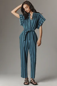 Hope for Flowers by Tracy Reese Belted Denim Jumpsuit