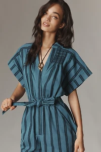 Hope for Flowers by Tracy Reese Belted Denim Jumpsuit