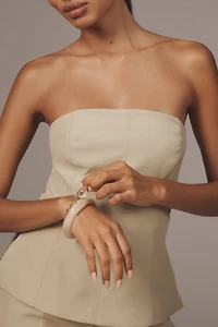 Rare London Petite Strapless Tailored Jumpsuit