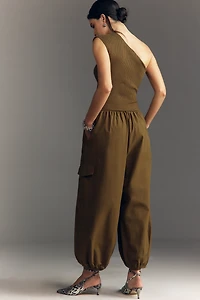 By Anthropologie Asymmetrical Twofer Jumpsuit