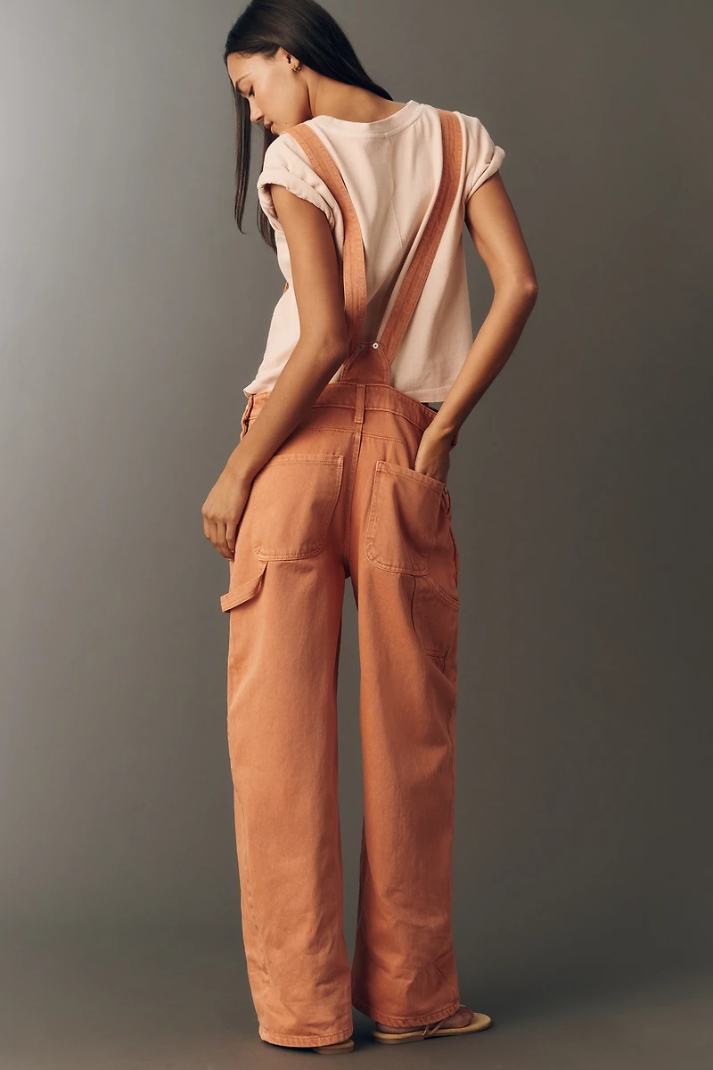 Kayden Regenerative Cotton Barrel Overalls by Pilcro