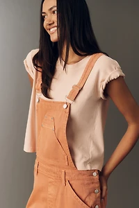 Kayden Regenerative Cotton Barrel Overalls by Pilcro