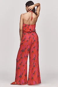 Farm Rio x Anthropologie Halter Jumpsuit