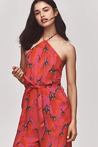 Farm Rio x Anthropologie Halter Jumpsuit