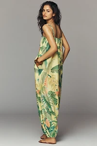 Farm Rio Linen Balloon Jumpsuit