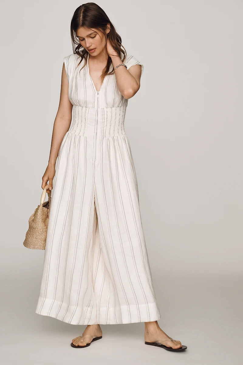 By Anthropologie Tommie Linen Jumpsuit