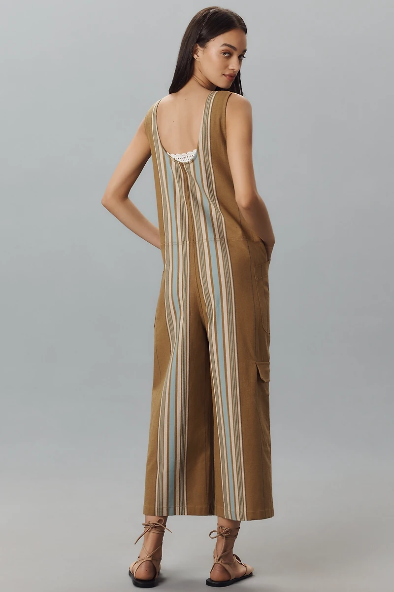 Pilcro Front-Zip Utility Overalls