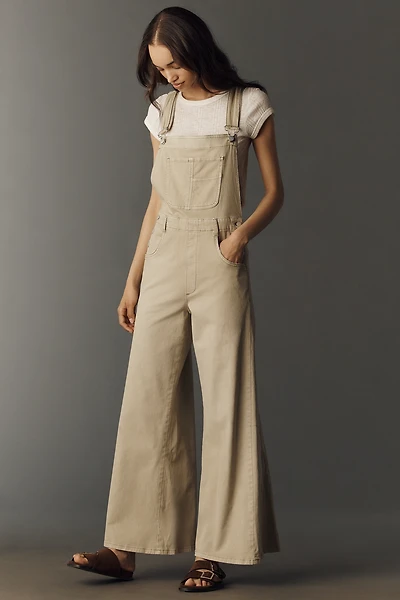 Adi Flare Denim Overalls by Pilcro