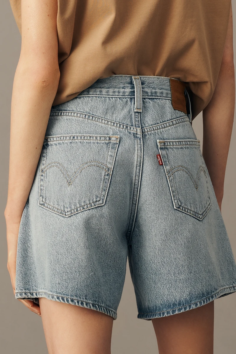 Levi's 100% Cotton High-Rise Baggy Shorts