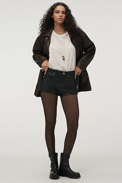 Bl-nk Rock Star Faux-Leather Shorts