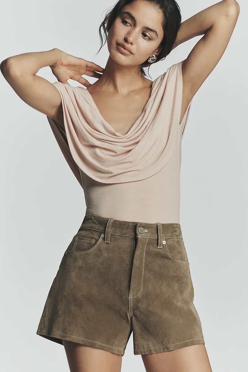 BLANKNYC Pickle Suede Shorts