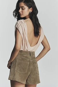 BLANKNYC Pickle Suede Shorts