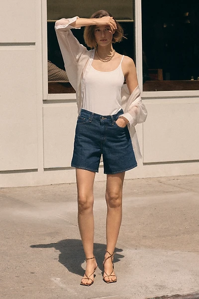 PAIGE Dani Denim Shorts