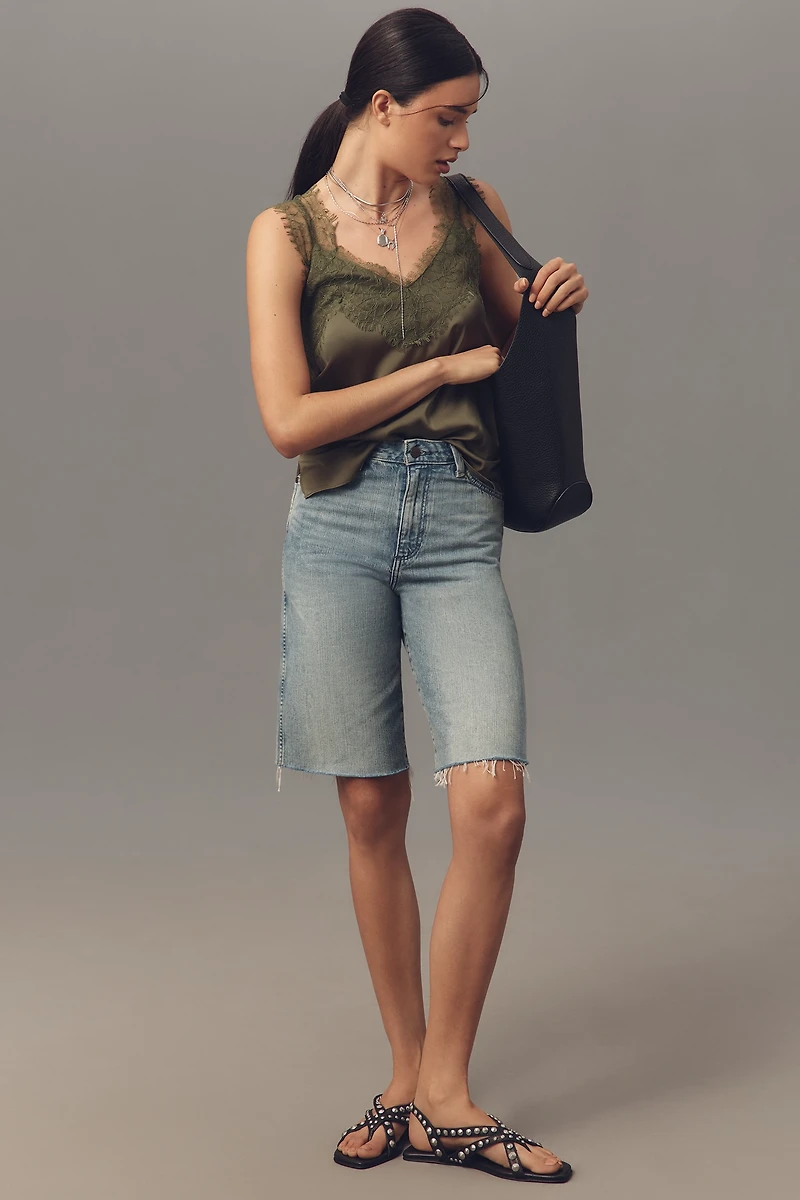 Wrangler High-Rise Denim Bermuda Shorts