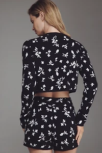 Maeve Graphic Knit Shorts