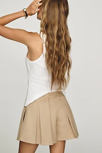 By Anthropologie Flirty Pleated Shorts