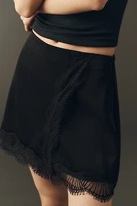 Dolan Left Coast Satin Lace Shorts
