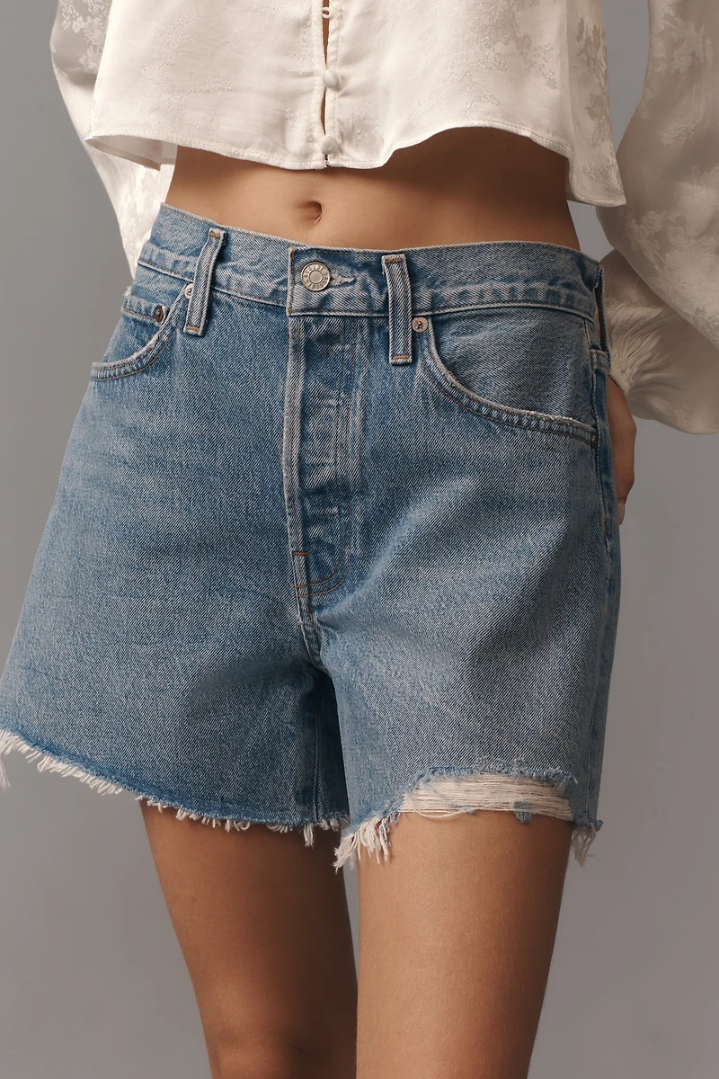 AGOLDE Parker Denim Long Shorts