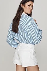 MOTHER The Dodger 100% Cotton Shorts