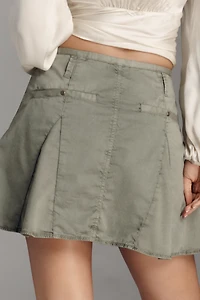 Pilcro Pleated Utility Skort