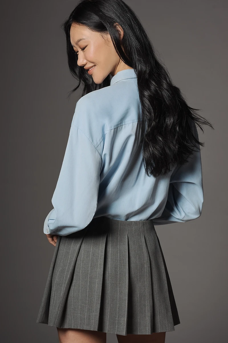 Maeve Room Service Pleated Skort