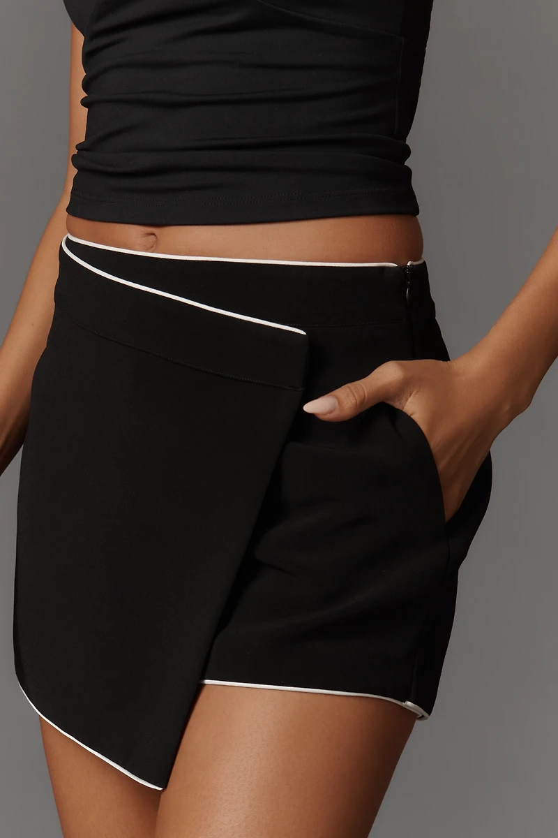 English Factory Contrast Pointed Shorts