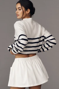 English Factory Ruffle Denim Skort